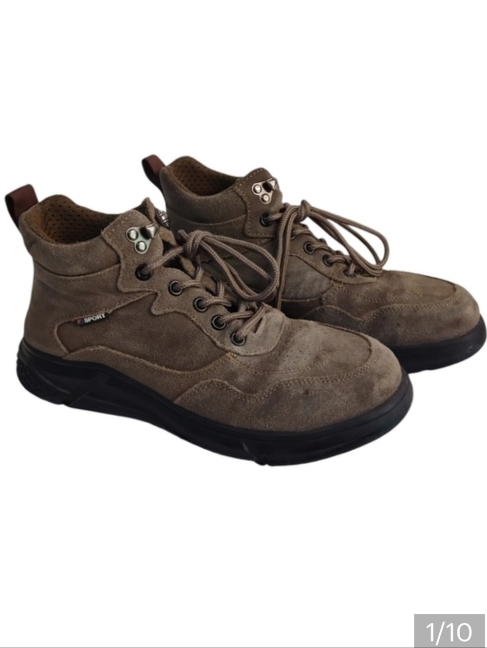 Men's Steel Toe Safty Work Shoes Work Boots Hiking Shoes Size 40